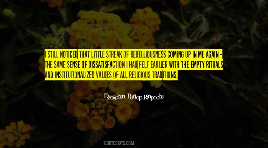 Quotes About Traditions Values #641650