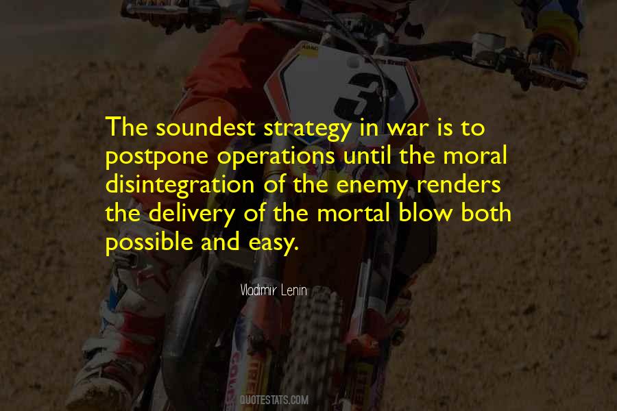 Quotes About Strategy In War #93581