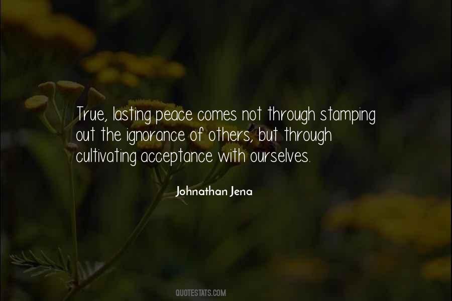 Peace With Others Quotes #1777186