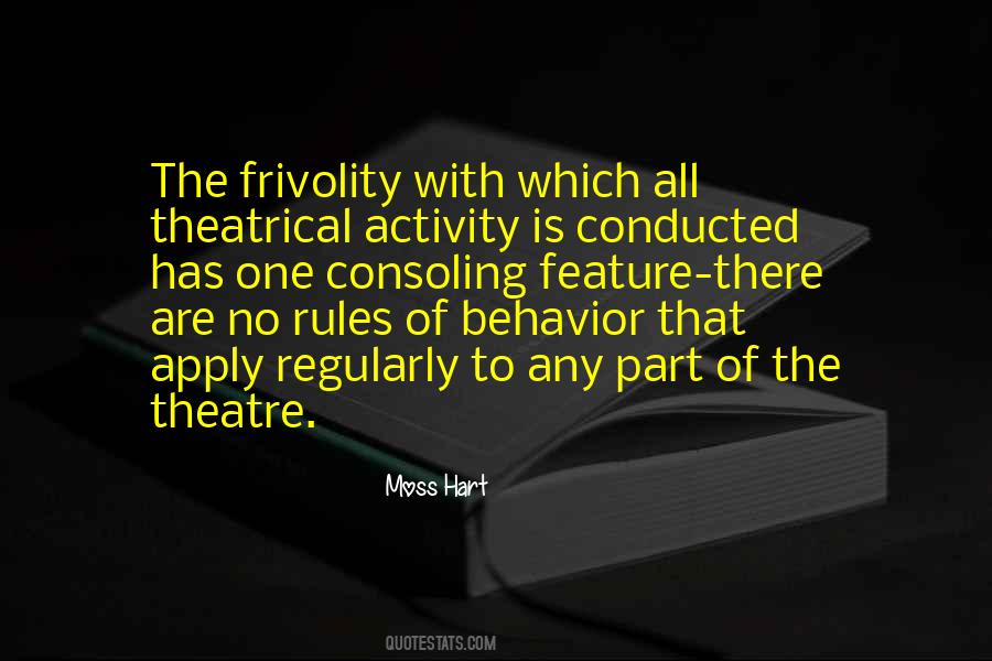 Theatre Theater Quotes #472644