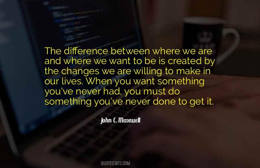 Quotes About When You Want Something #1555345