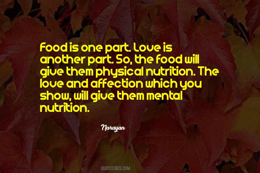 Quotes About Food And Love #148555