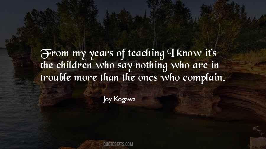 Quotes About Teaching Children #124405