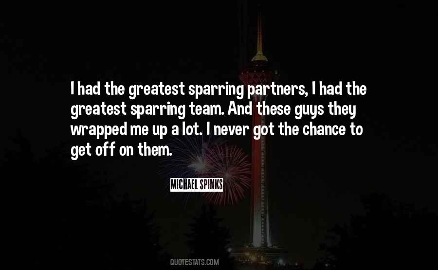 Sparring Partner Quotes #1737583