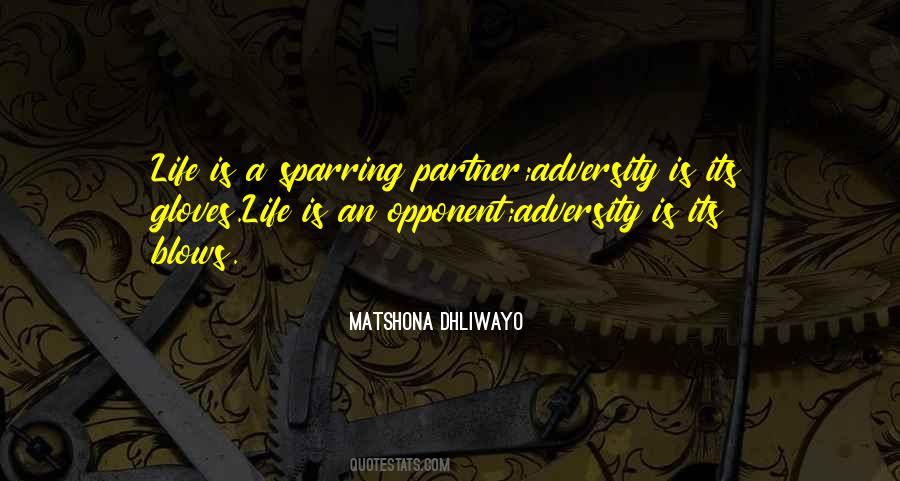 Sparring Partner Quotes #184092