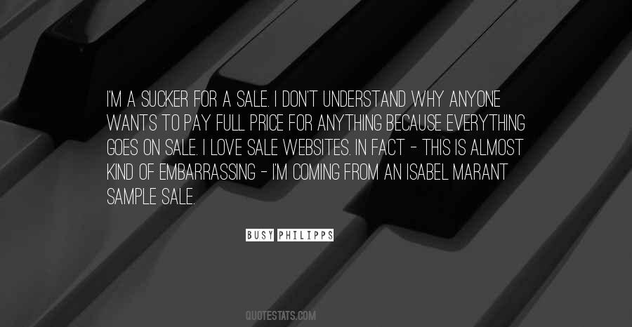 Quotes About Price Of Love #719413