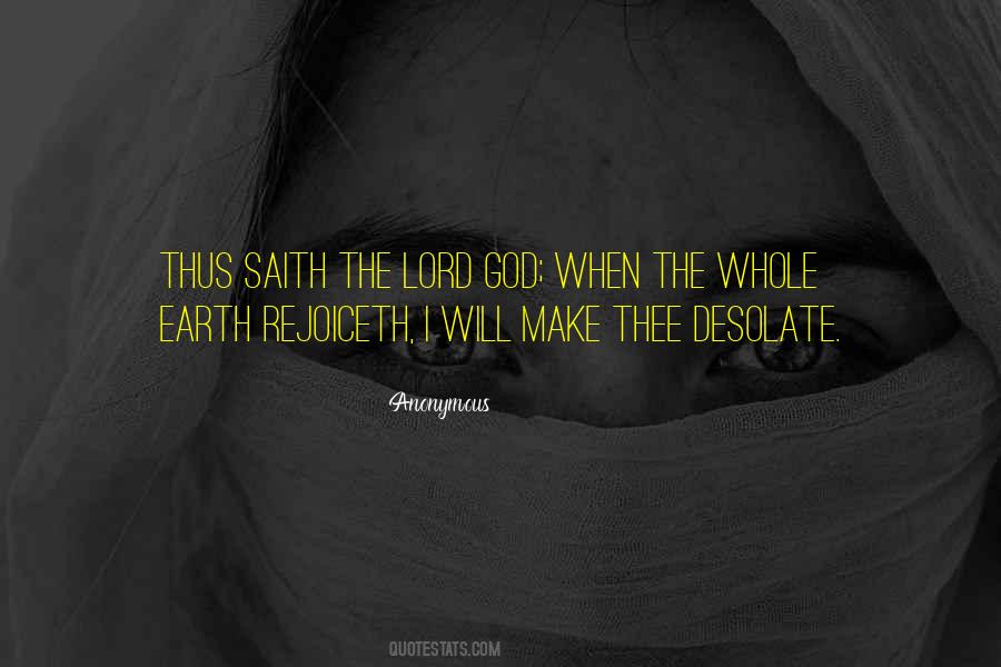 Saith The Lord Quotes #1279733