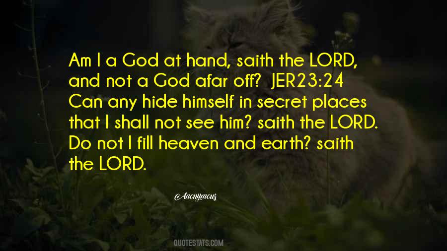 Saith The Lord Quotes #233481