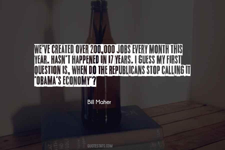 Obama Economy Quotes #105350