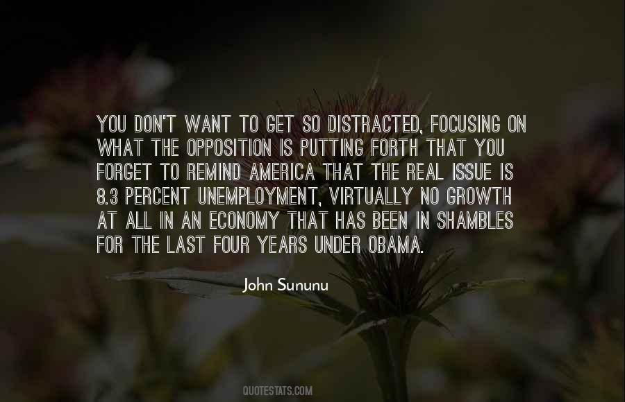 Obama Economy Quotes #141336