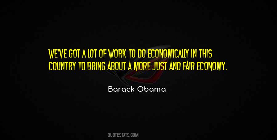 Obama Economy Quotes #316187