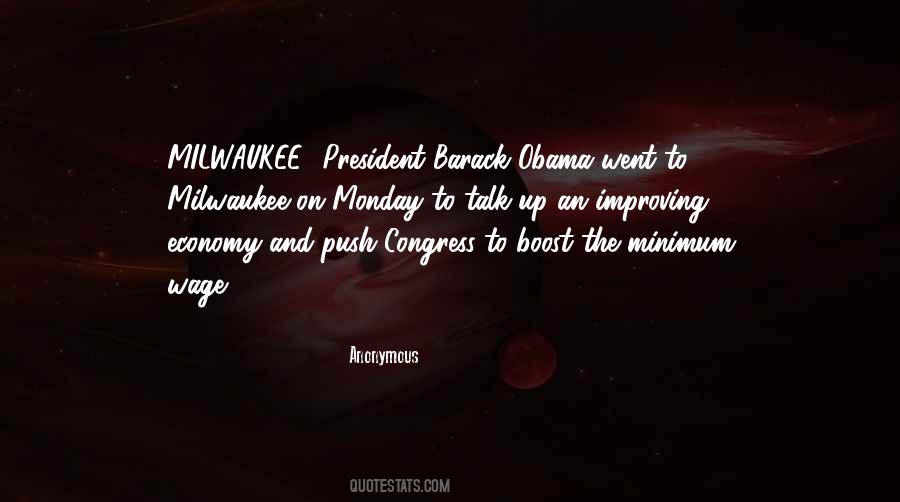 Obama Economy Quotes #617480