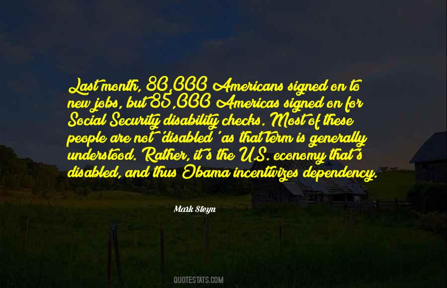 Obama Economy Quotes #960377