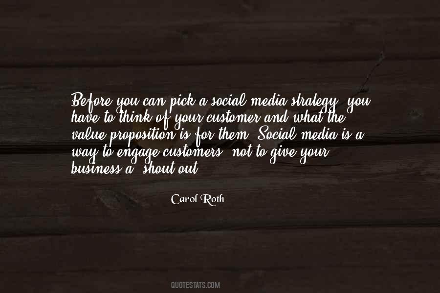 Quotes About Social Media Strategy #132165