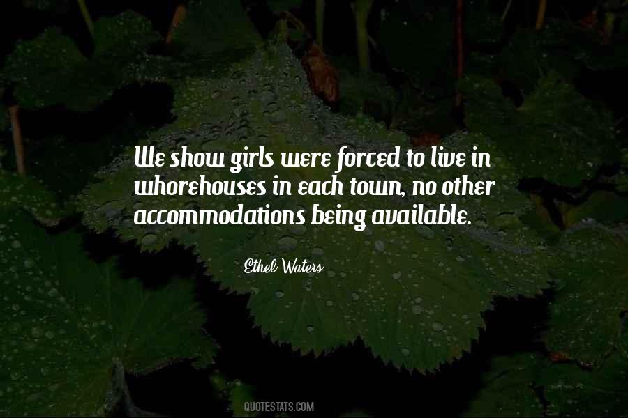 Quotes About Accommodations #607364