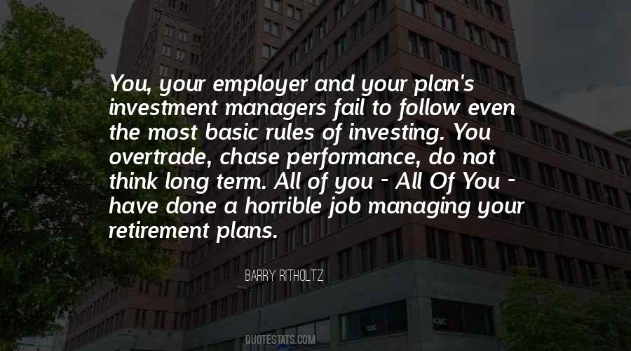 Quotes About Retirement Plans #318835