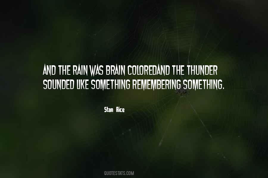 Rain Was Quotes #390576