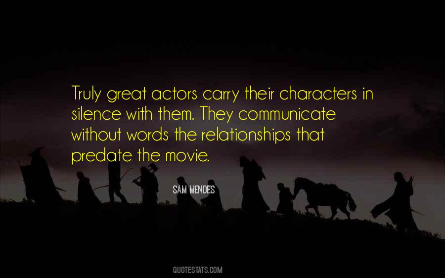 Great Actors Quotes #1285118