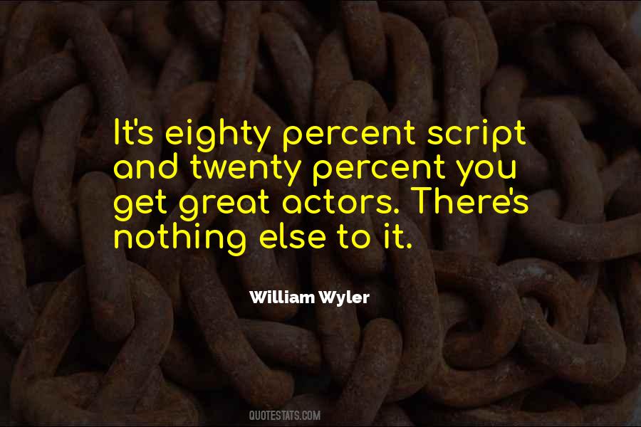 Great Actors Quotes #1617446