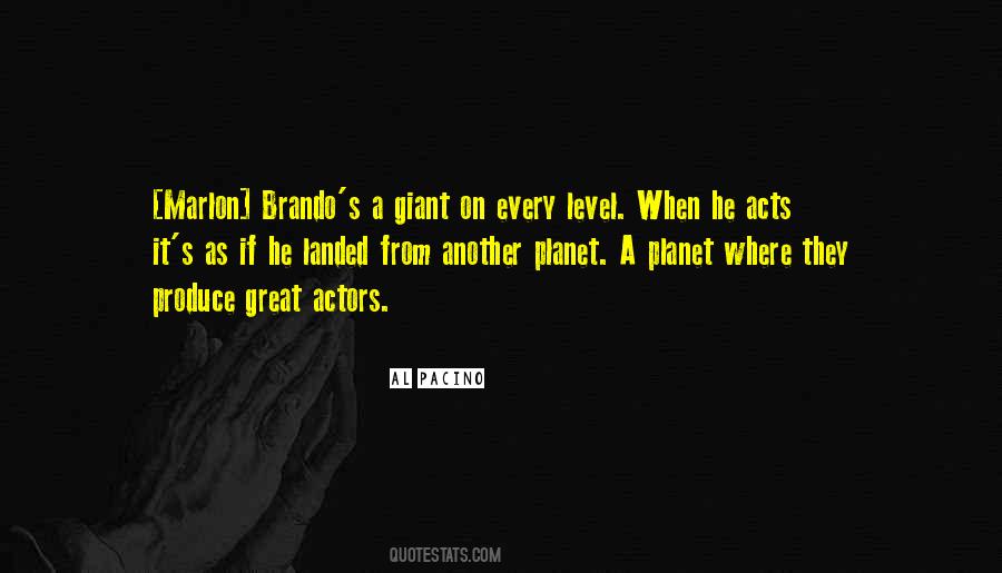 Great Actors Quotes #469842