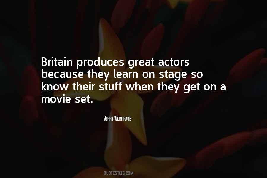 Great Actors Quotes #852707