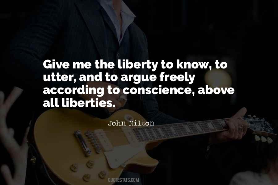 Quotes About Conscience And Freedom #1676759