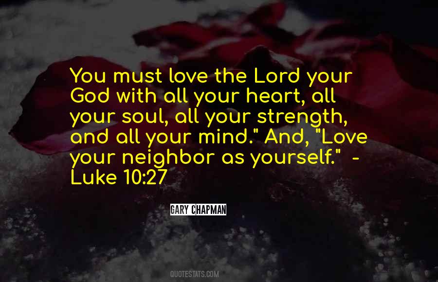 Love The Lord Quotes #160838