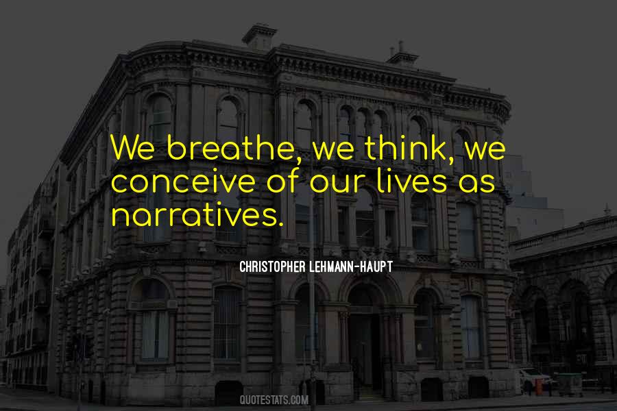 Quotes About Narratives #1117387