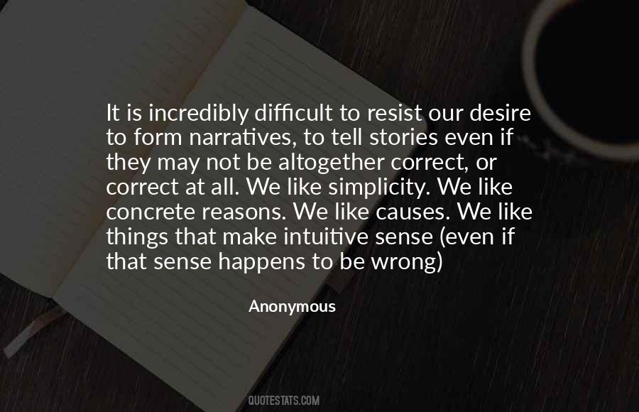 Quotes About Narratives #1244838