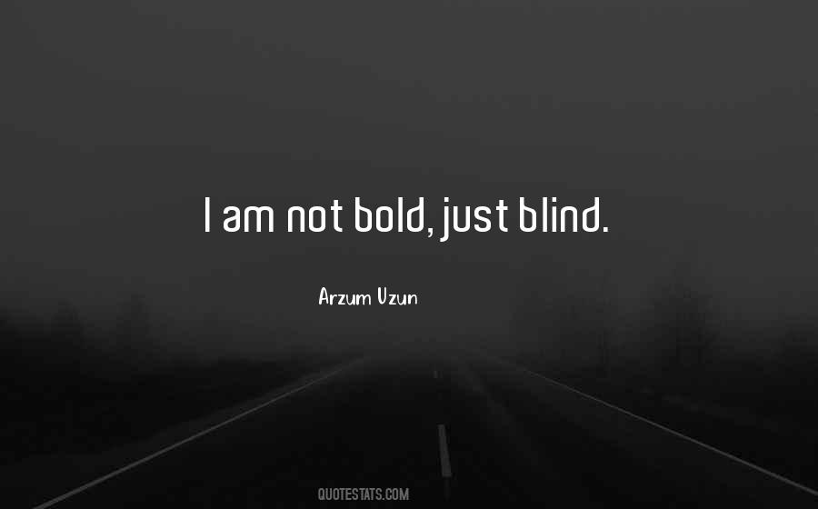 I Am Not Blind Quotes #1010359