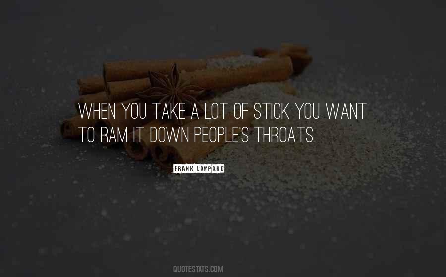 Quotes About Throats #585901