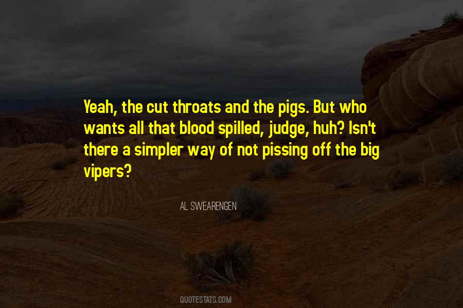 Quotes About Throats #616850