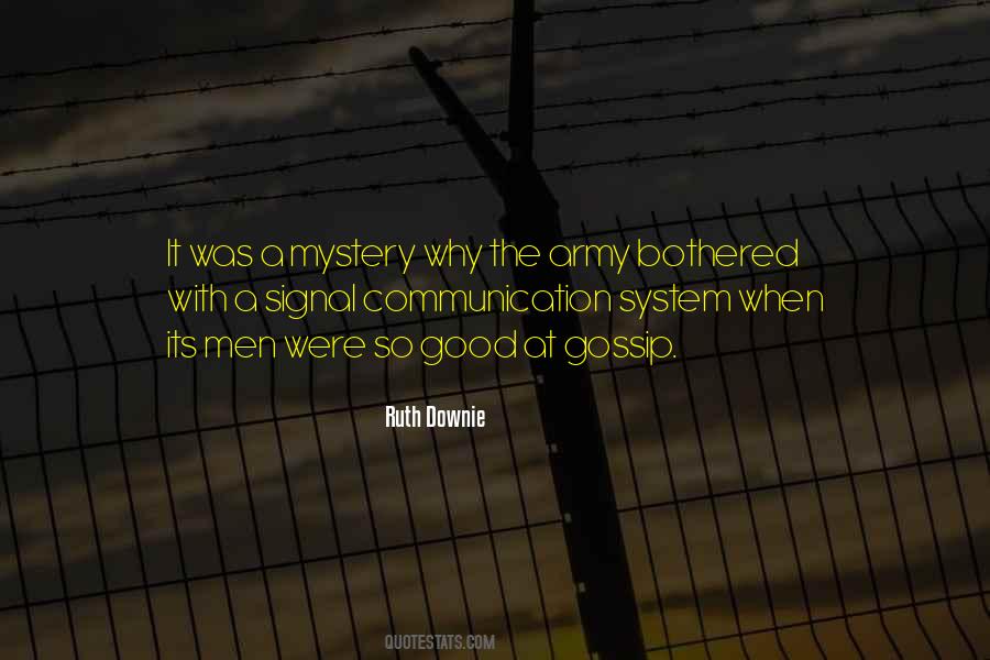 Communication Army Quotes #6728