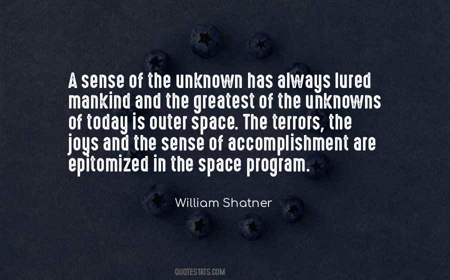 Quotes About Unknowns #770388