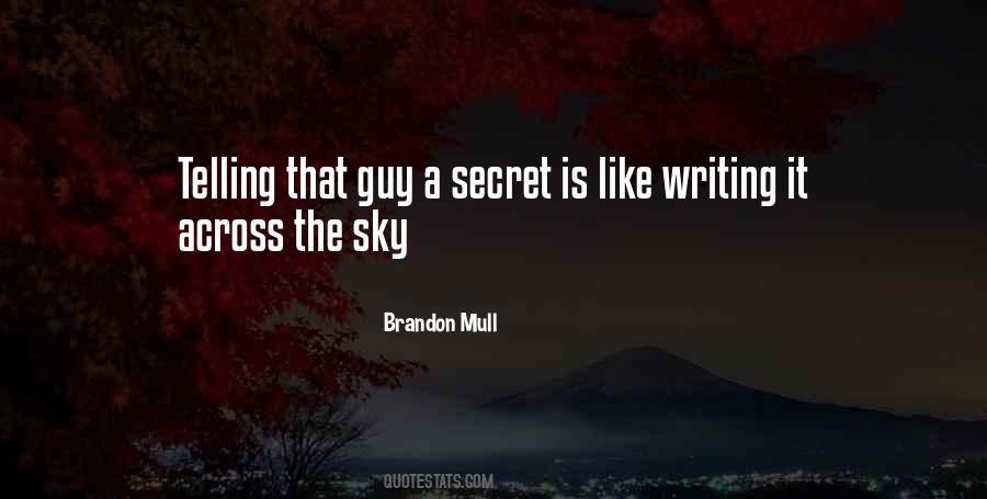 Quotes About Telling A Secret #429276