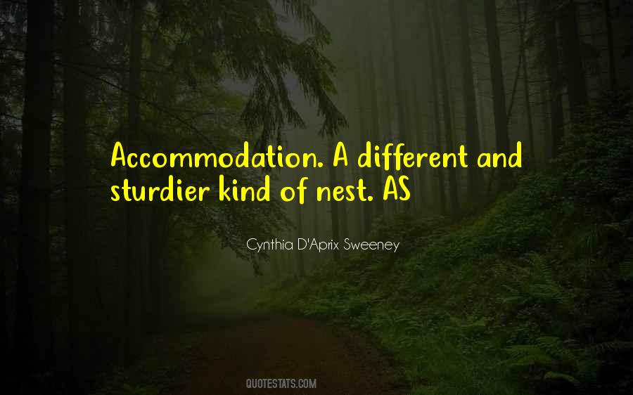 Quotes About Accommodation #525220