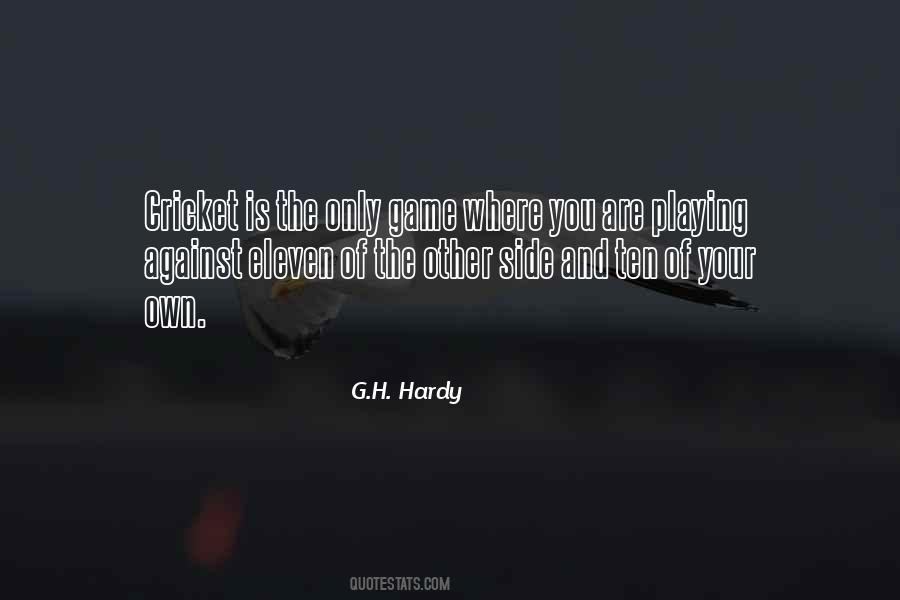 Cricket Games Quotes #1523606