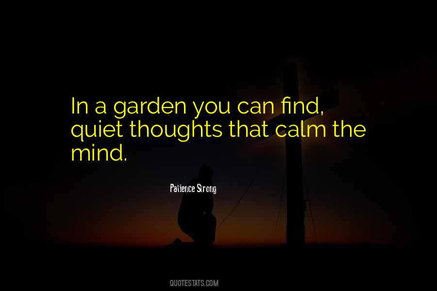 Calm The Mind Quotes #1288724