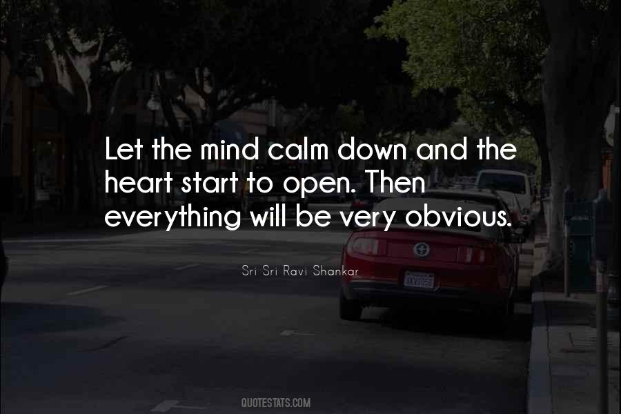 Calm The Mind Quotes #914925