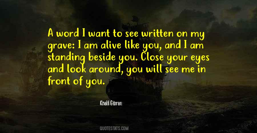 Quotes About My Eyes On You #132239