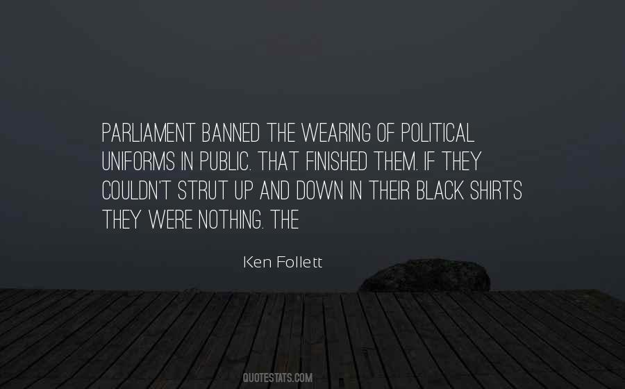 Quotes About Black Shirts #1695376