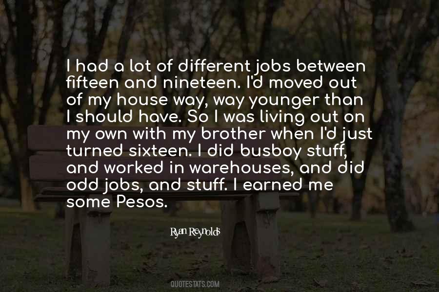 Quotes About Odd Jobs #515913