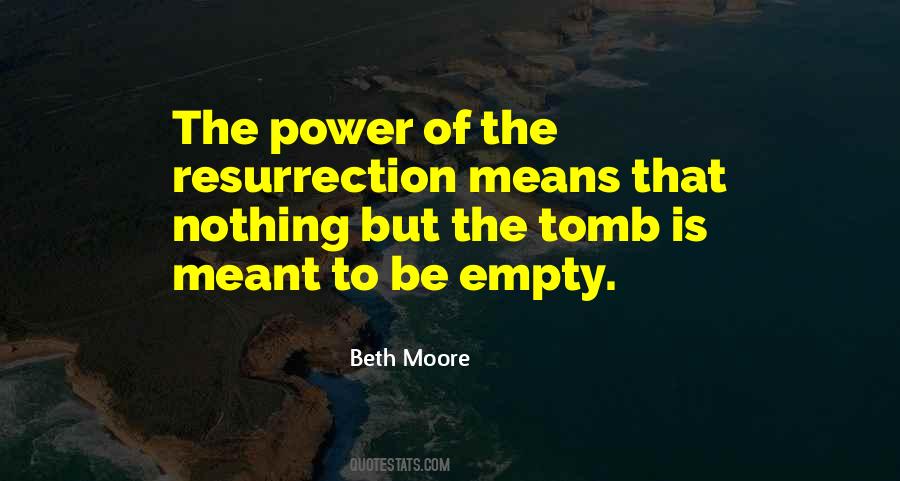 Quotes About Resurrection Power #123825