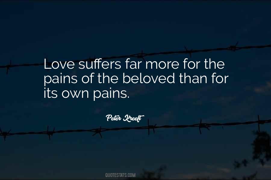 Quotes About Pains Of Love #877538
