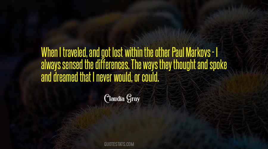 Quotes About Being Well Traveled #206666