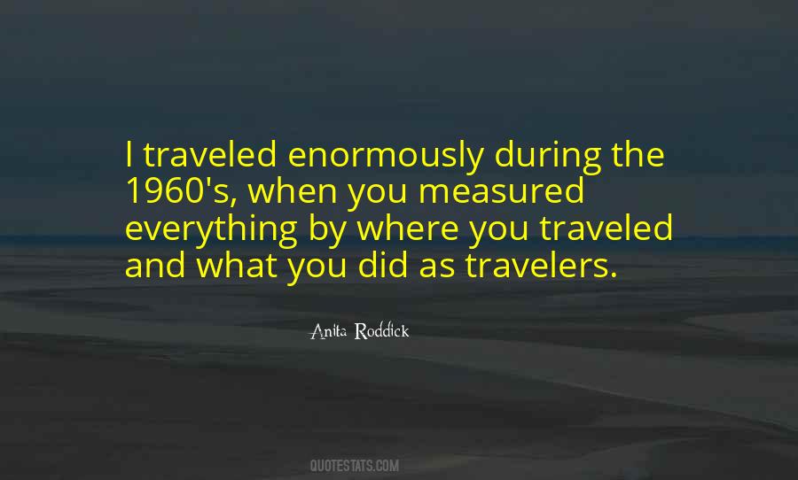 Quotes About Being Well Traveled #68876