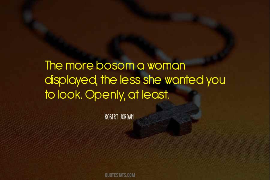 Quotes About Bosoms #1149666