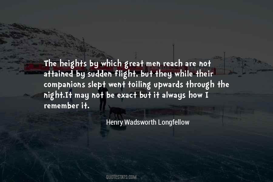 Great Heights Quotes #1585020