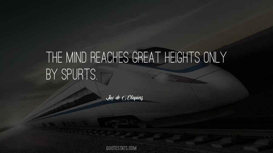 Great Heights Quotes #491286