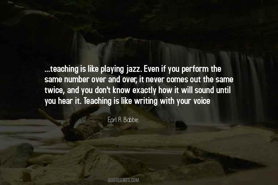 Playing Jazz Quotes #147934